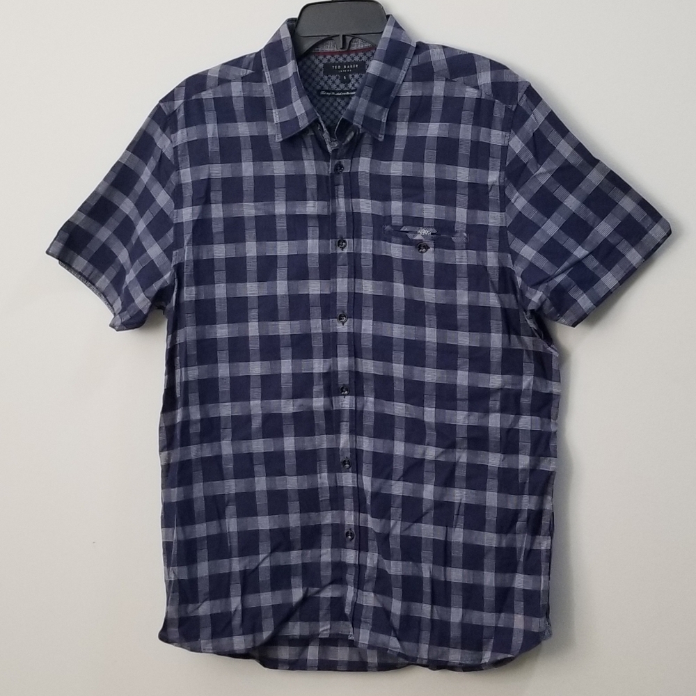 Ted Baker short sleeve button down shirt